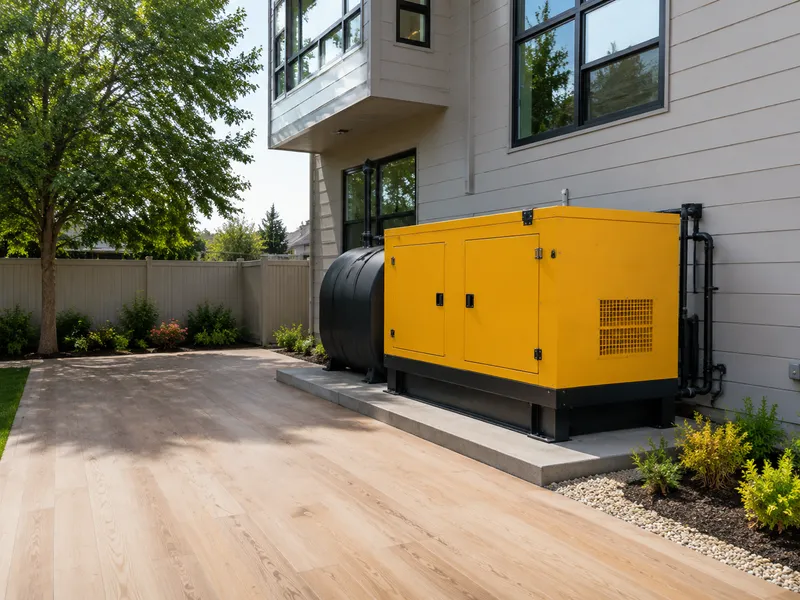 Diesel generator for a large Queens home