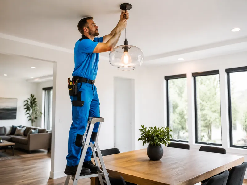 Light fixture installation
