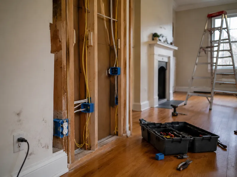 Park Slope townhouse, full rewire