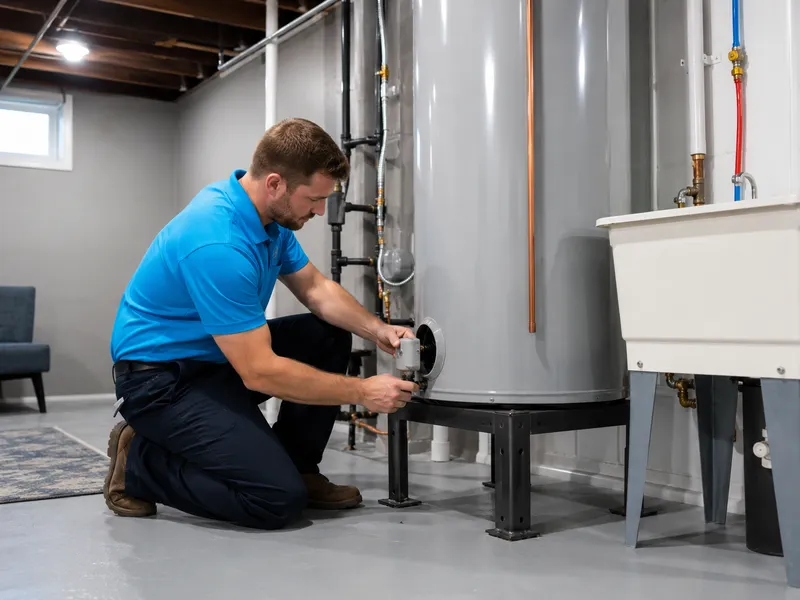 Water heater installation