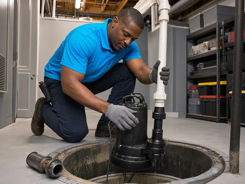 Sump pump service