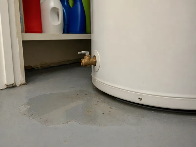 Water heater leak