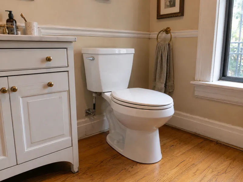 Brooklyn brownstone toilet