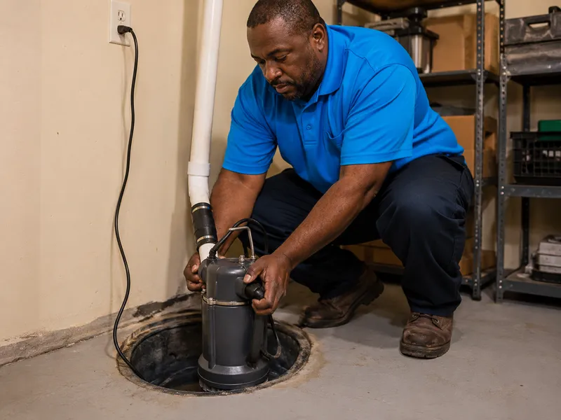 Bronx basement sump pump