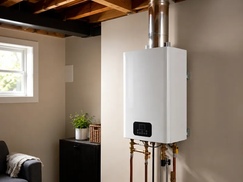 Gas non-condensing tankless