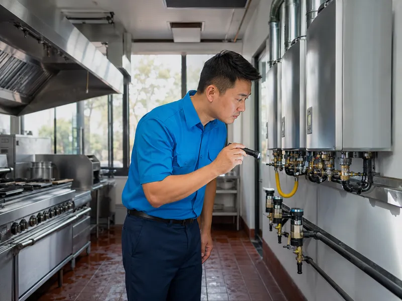 High-output commercial tankless in Brooklyn restaurant