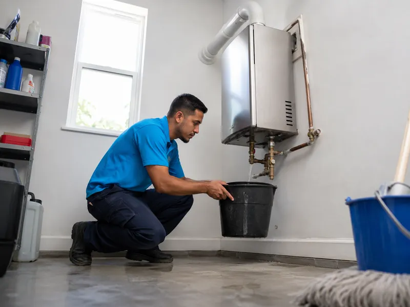 Indoor tankless with PVC venting in Bronx apartment
