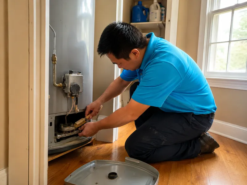 Gas water heater, Queens single-family