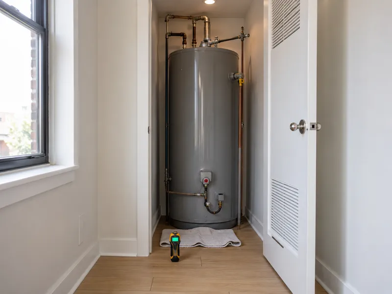 Gas water heater, Bronx co-op