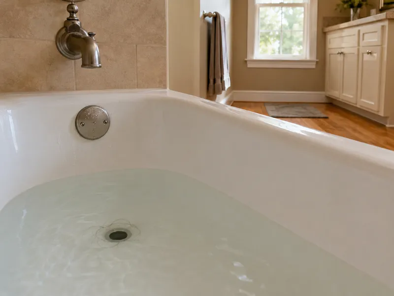 Bathtub drain clog