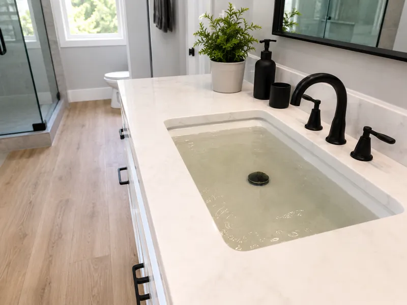 Sink drain clog