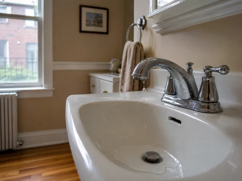 Manhattan apartment faucet