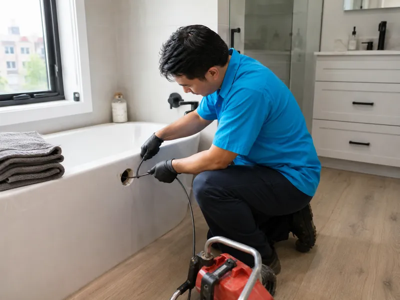 Park Slope duplex bathtub drain