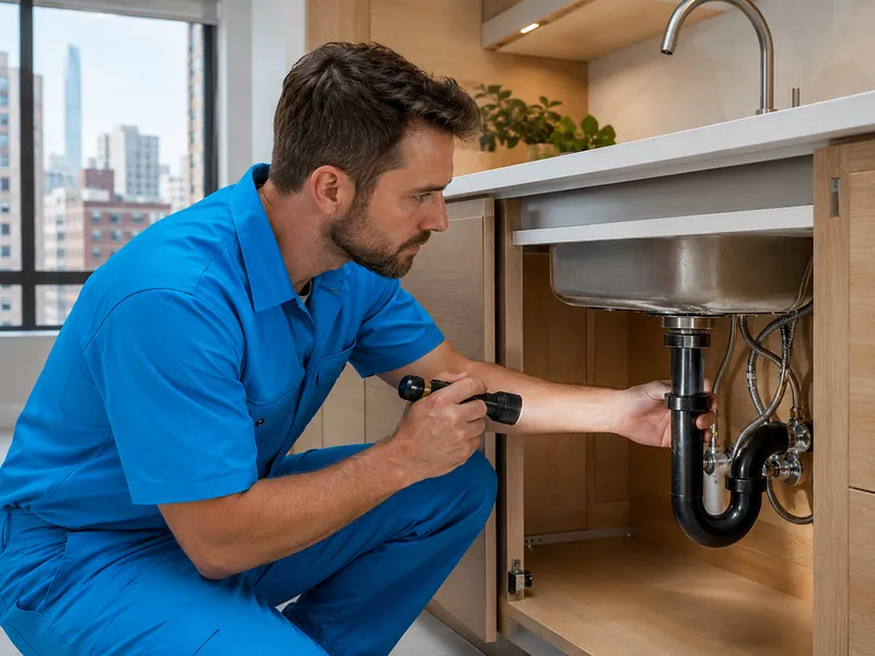 Visual plumbing inspection