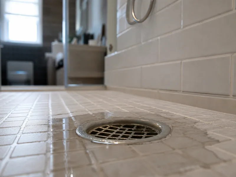 Shower drain, Bronx co-op