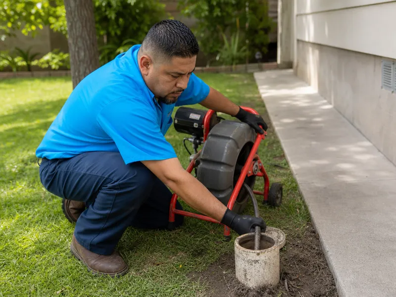 Rooter service for tree roots