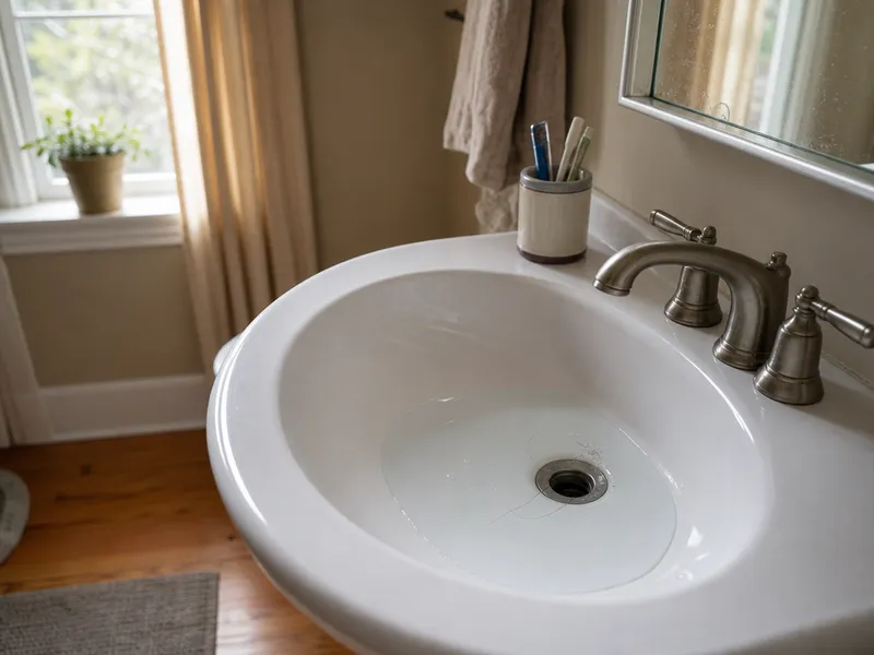 Bathroom sink, Brooklyn brownstone