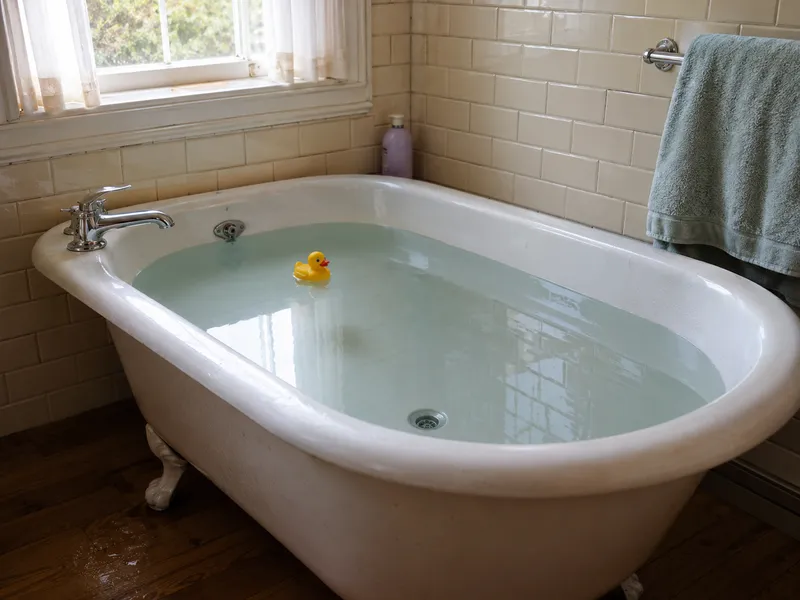 Bathtub, Staten Island home