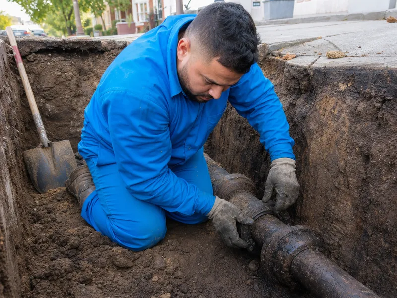 Sewer line repair