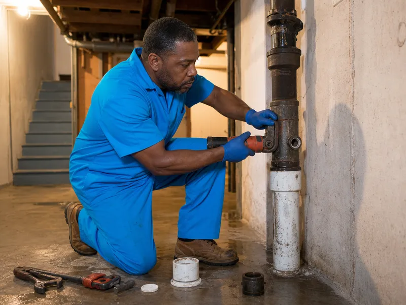 Sewer cleanout installation