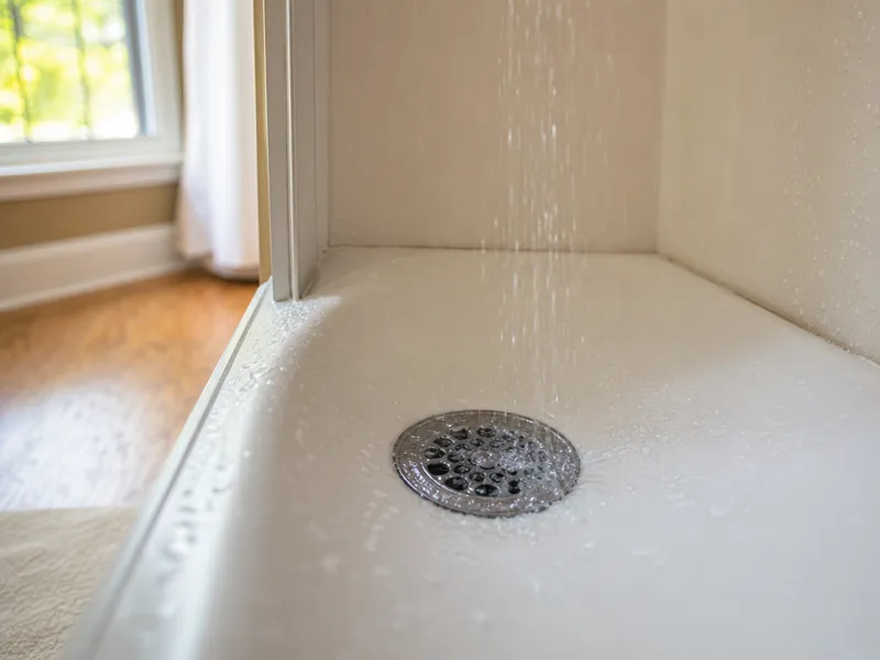 Shower drain, Staten Island home