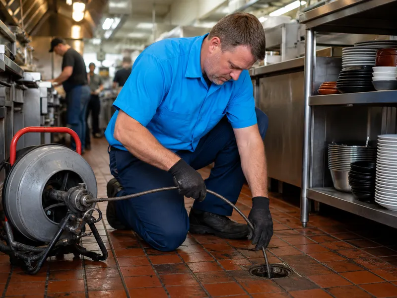 Commercial drain cleaning