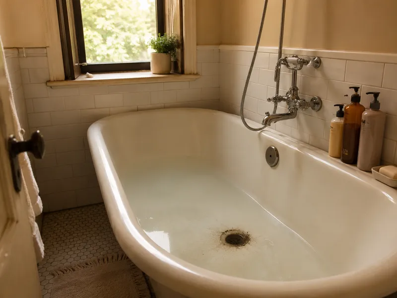 Bathtub or shower drain clog