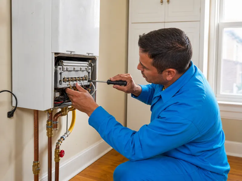 Tankless water heater, Queens