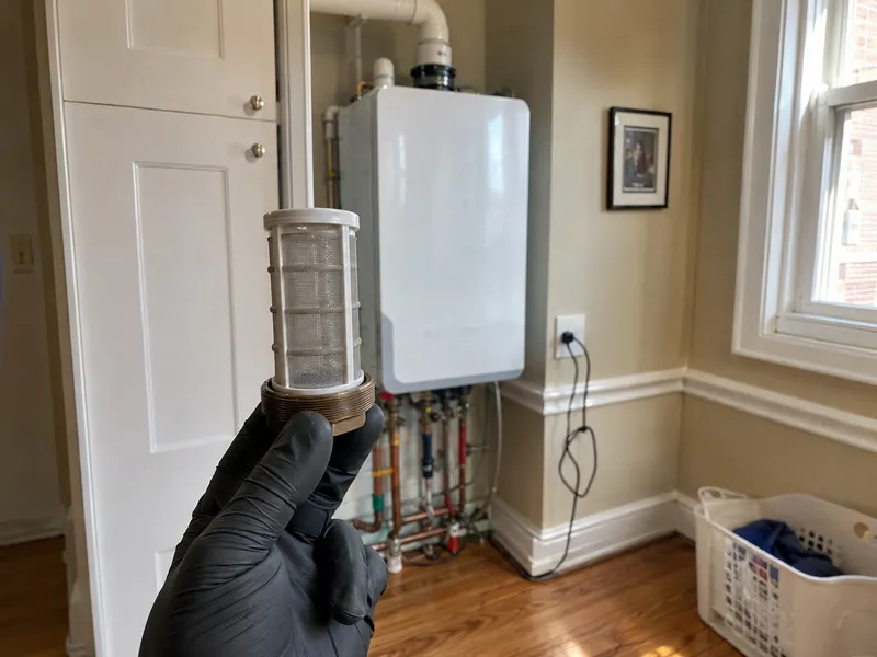 Navien tankless, Manhattan condo