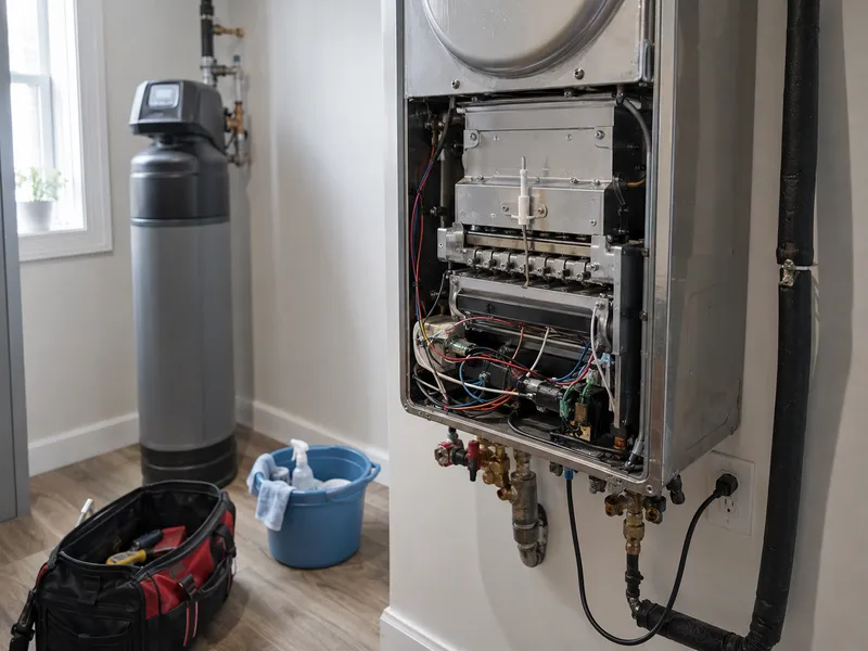 Rheem tankless, Queens townhouse