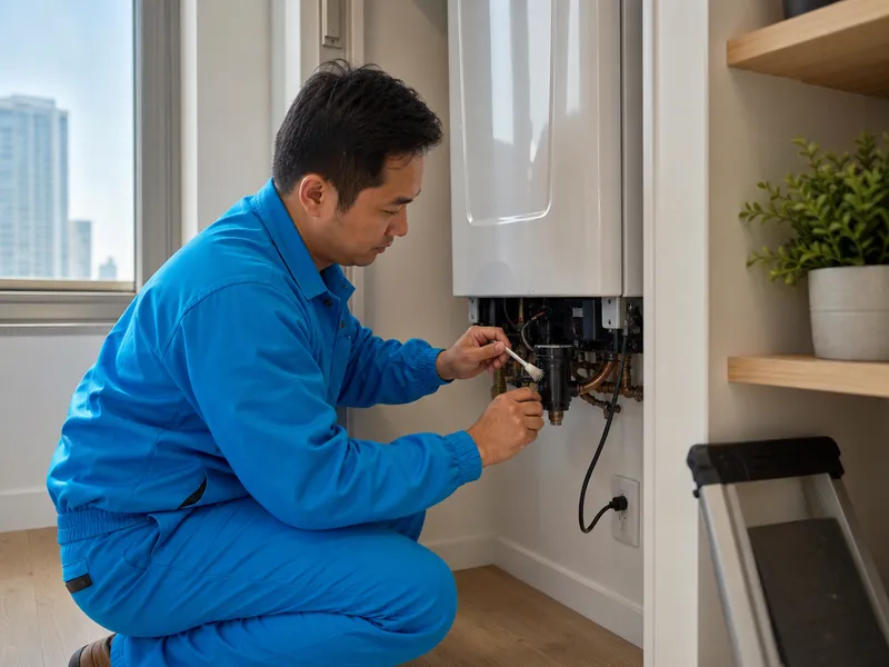 Rinnai tankless, Brooklyn duplex