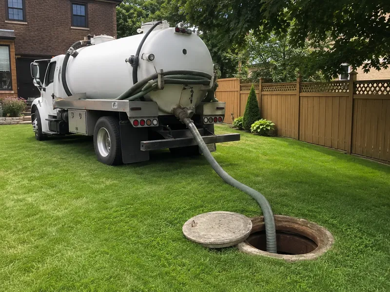Septic tank pumping