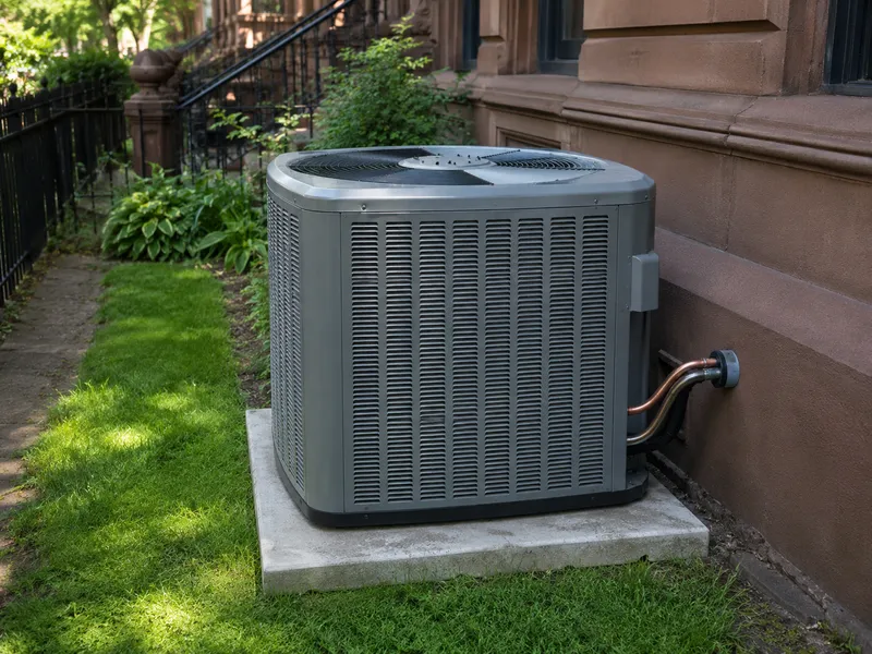 Split system central AC
