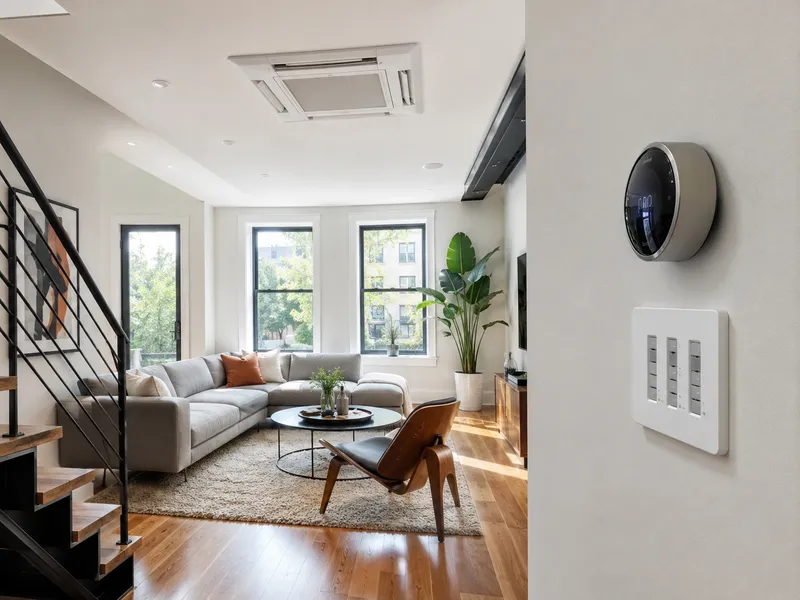 Zoned central AC system