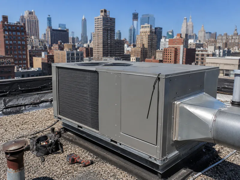 Manhattan rooftop, commercial