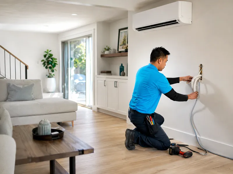 Ductless retrofit in Staten Island split-level home