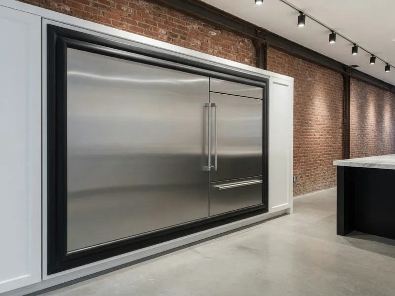 Viking built-in fridge