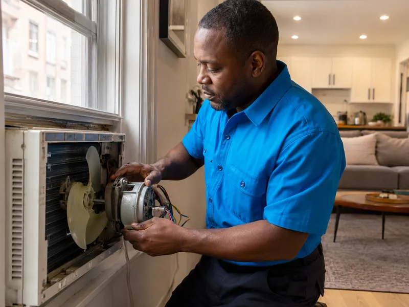 GE 6,000 BTU through-wall unit