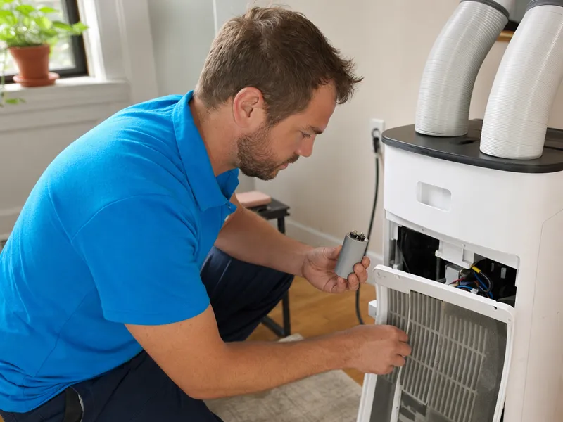 LG dual-hose portable AC