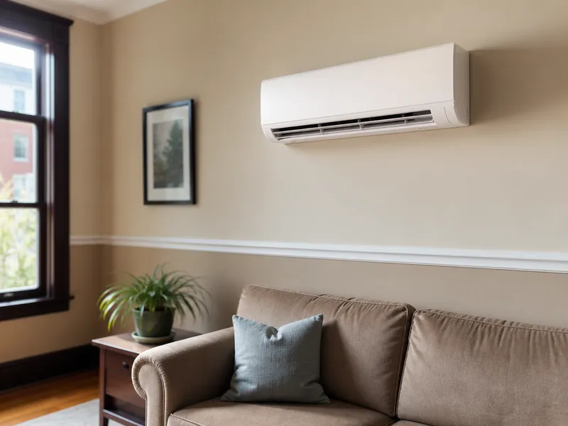 Ductless mini-split, Brooklyn brownstone
