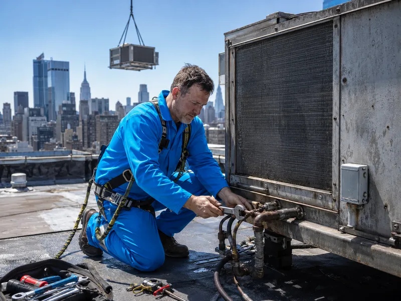 Rooftop unit, Manhattan office