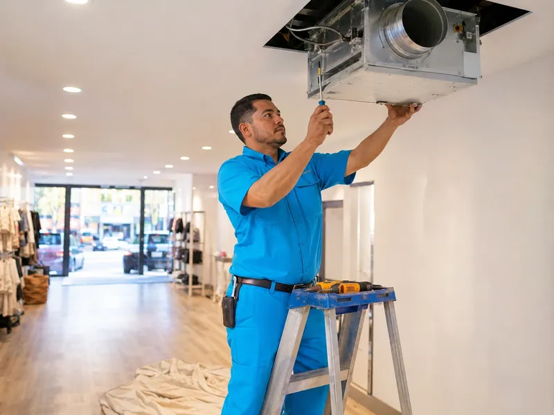 VAV system, Queens retail store
