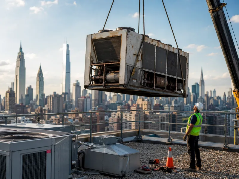 Chiller replacement, Manhattan commercial building