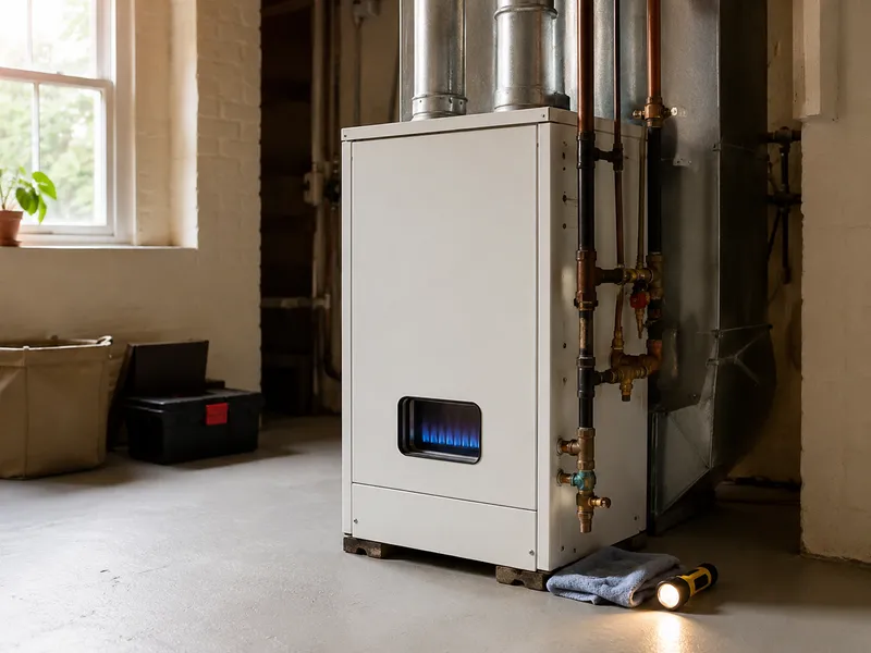 Gas furnace, 80% AFUE