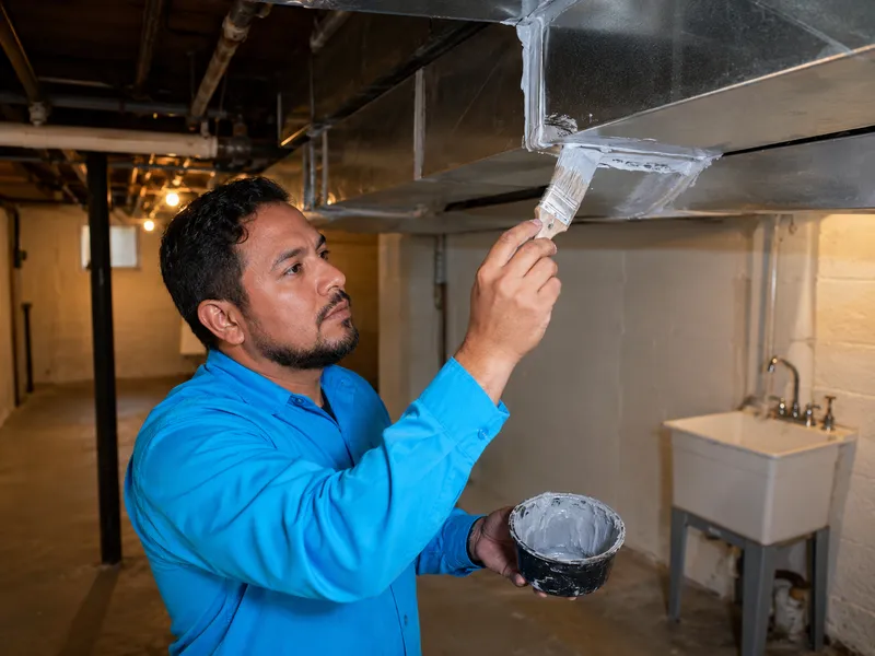 Ductwork repair and sealing