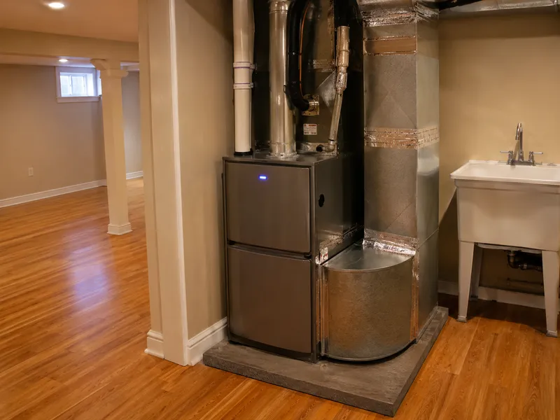 Gas furnace, 80% AFUE