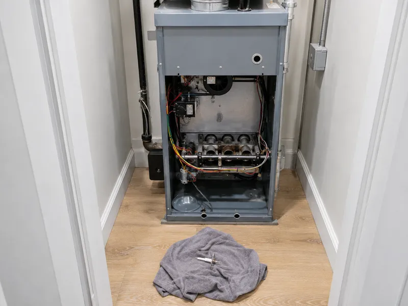 Gas furnace, 90% AFUE