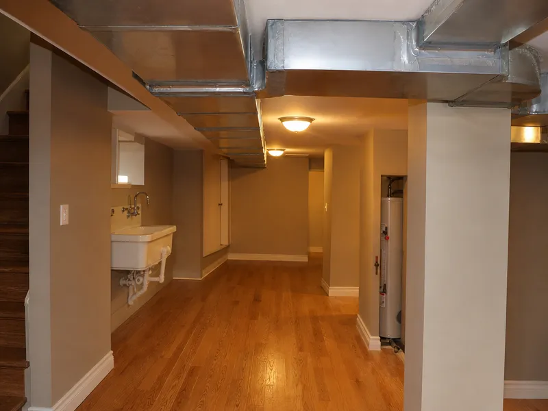Ductwork, 3-story brownstone