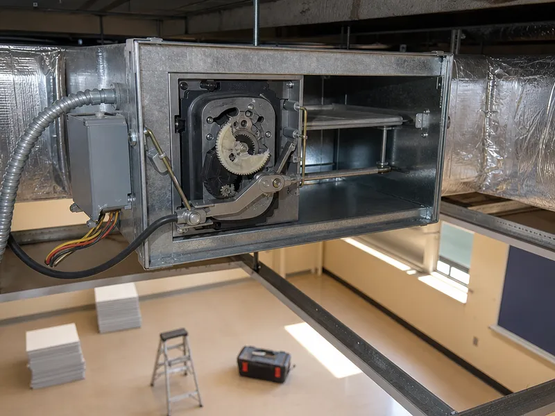 VAV box, Bronx school