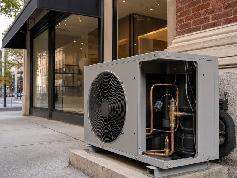 Heat pump, 5-ton, Manhattan retail
